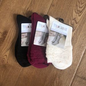 Boot Socks with Ruffles